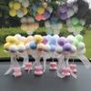 Car Ornaments Nodding Balloon Car Dashboard Decor Spring Shaking Head Toys Bobblehead Car Decoration Accessories