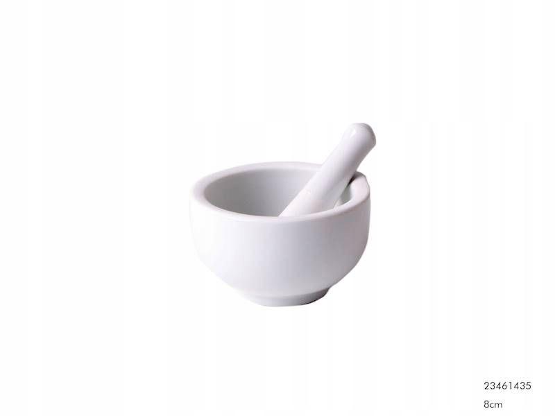 PORCELAIN KITCHEN MORTAR WITH PESTLE