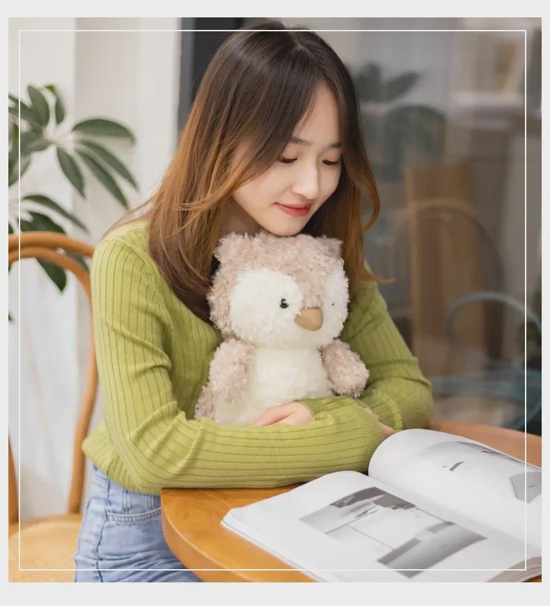 Милый набор плюшевых игрушек в виде животных: Куклы: курица, кролик, сова, свинья, овца