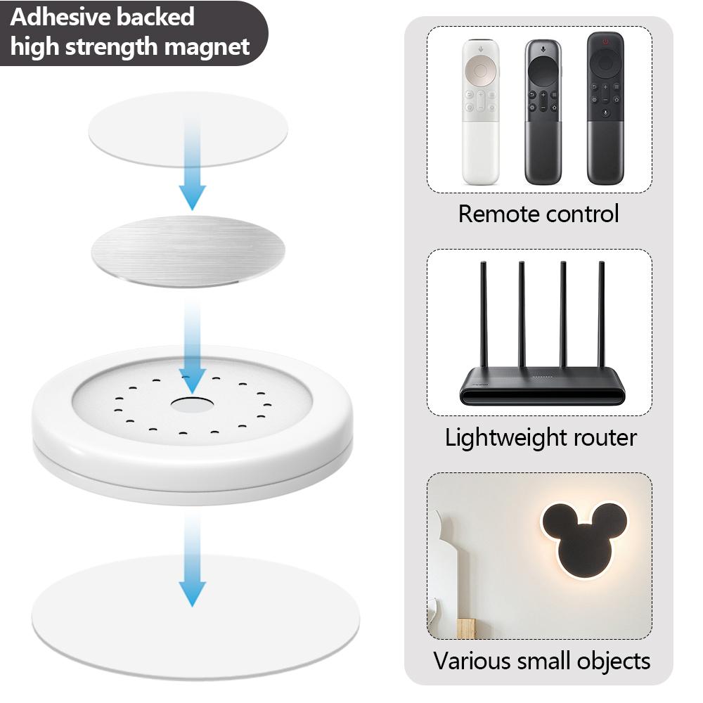 Магнитные крючки Настенное крепление Сильный магнит Пульт дистанционного управления Невидимый держатель ключей Наклейка на холодильник Крючки для хранения Домашний органайзер Крючки