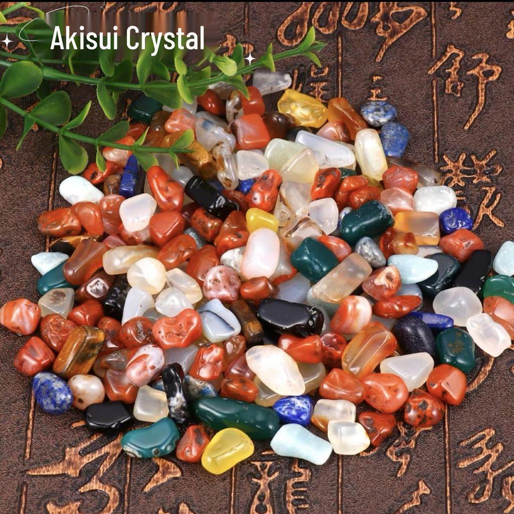 Seven-Color Crystal Demagnetizing Stone - Natural Crushed Stone for Aquarium, Flower Pot Decoration