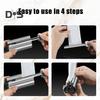 Выжималка для зубной пасты из нержавеющей стали Компактный дизайн Многоразовый многофункциональный металлический выжималка для тюбиков зубной пасты Сиденье-держатель Подставка