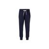 Polo FW21 Logo Embroidered Solid Color Drawstring Ankle-Length Sports Pants Women Pants Blue 211794397-003