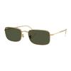 Прямоугольные солнцезащитные очки Ray-Ban с логотипом-буквой Унисекс Многоцветные 0RB3746