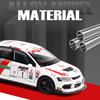 1/32 Mitsubishi Lancer Evolution EVO WRC Сплав Литой Модель Игрушечной Машинки Звук и Свет Детская Игрушка Коллекционные Предметы Подарок на День Рождения