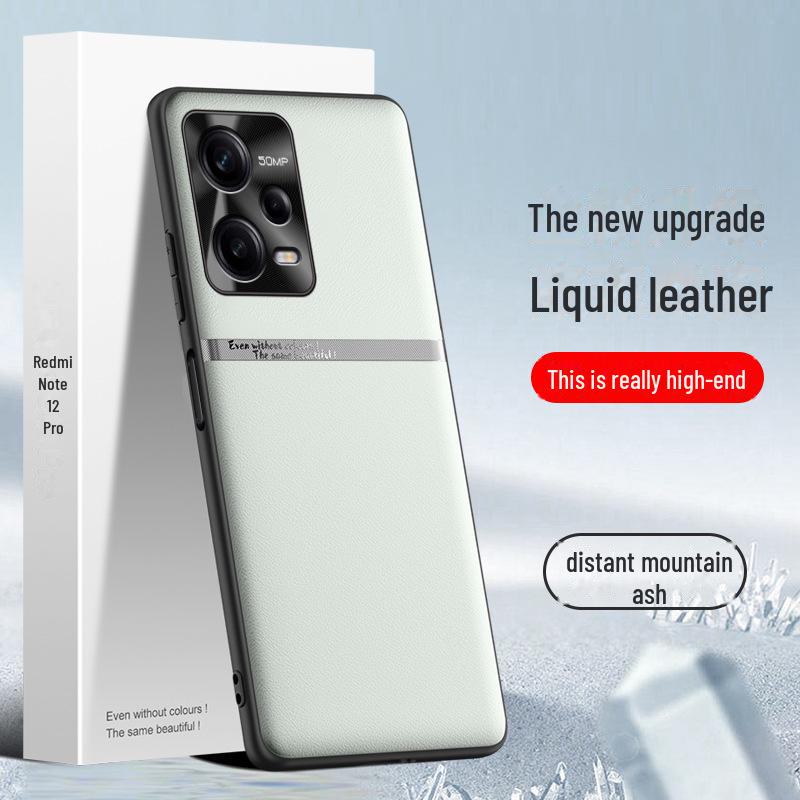 Чехол Redmi Note 12 Pro Liquid Leather Anti-Fall