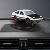 Drift Car Rotating Ornaments, Alloy Car Model AE86 Drift Tail Spin Car Ornament, Car Dashboard Decorations, Vehicle Turn and Follow Drift, Car