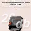 Silent Art Style Silent Clock Tri Color Splicing Digital Aesthetic Wall Clocks  Room Decor