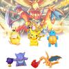 Adorable Pokmon Pikachu Bulbasaur Squirtle Psyduck Pvc Figurine Set 10cm Collectible Toys