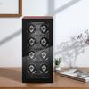 Winding Machine Watch Automatic Winding Machine Watch Case LED Light Holds 8 Built-in (Black, Watches)