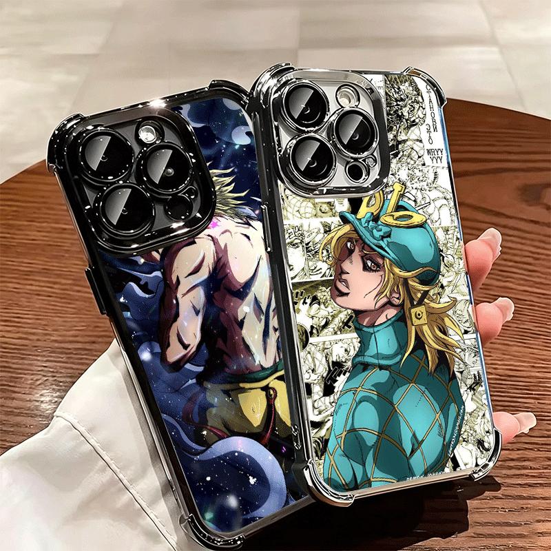 JoJo Adventure Дио Диего Брандо Мягкий чехол для телефона для iPhone 15 16 17 Air 14 Pro Max 16E Plus 13 12 Mini Покрытие Защита от падения Fundas