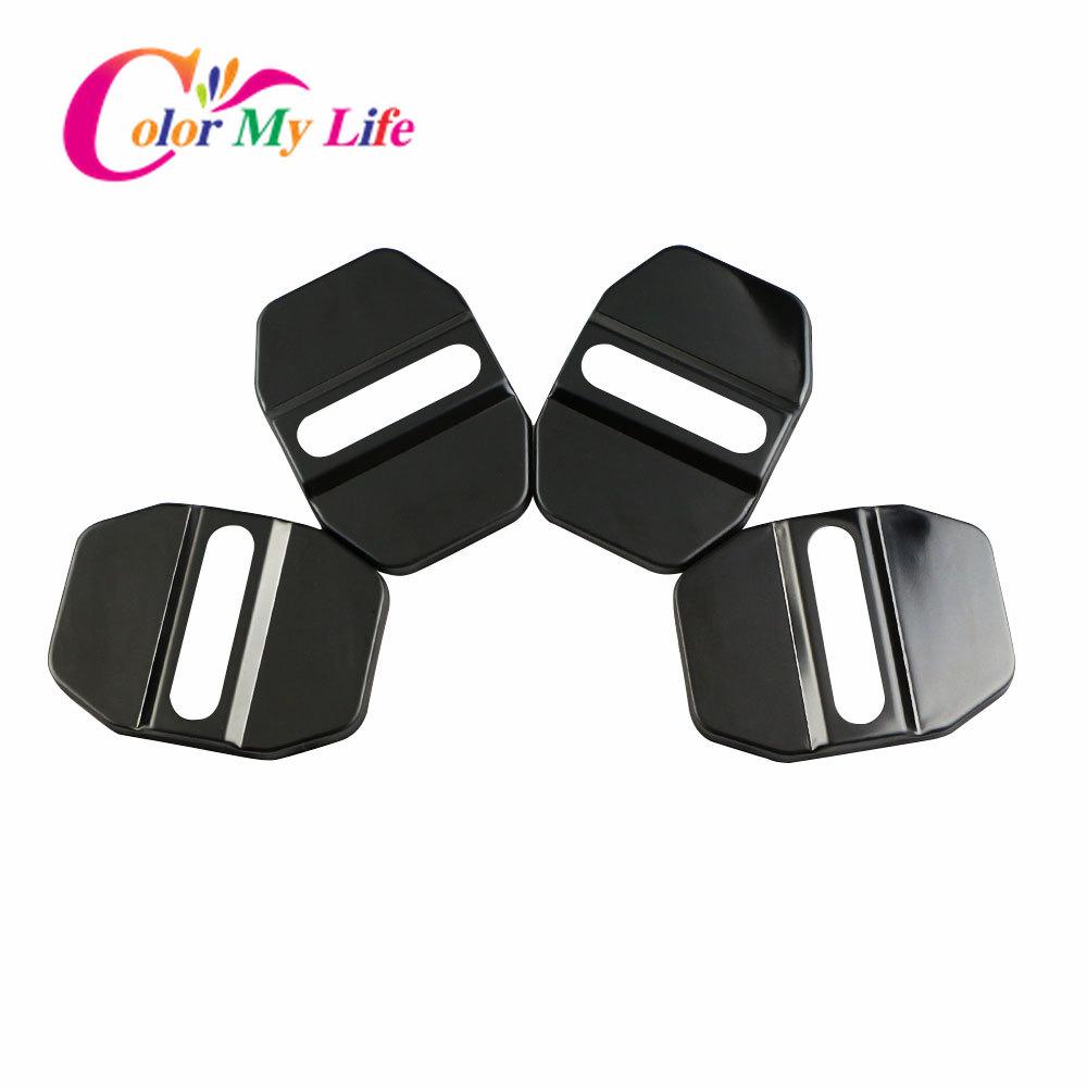 Color My Life 4 шт./компл., защитная крышка автомобильного дверного замка из нержавеющей стали для Jeep Renegade 2014 - 