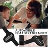 Стопор ремня безопасности Ограничитель ремня безопасности для сиденья Инструмент для быстрой фиксации с замком Эргономичная фиксирующая пряжка против удушения для автомобиля