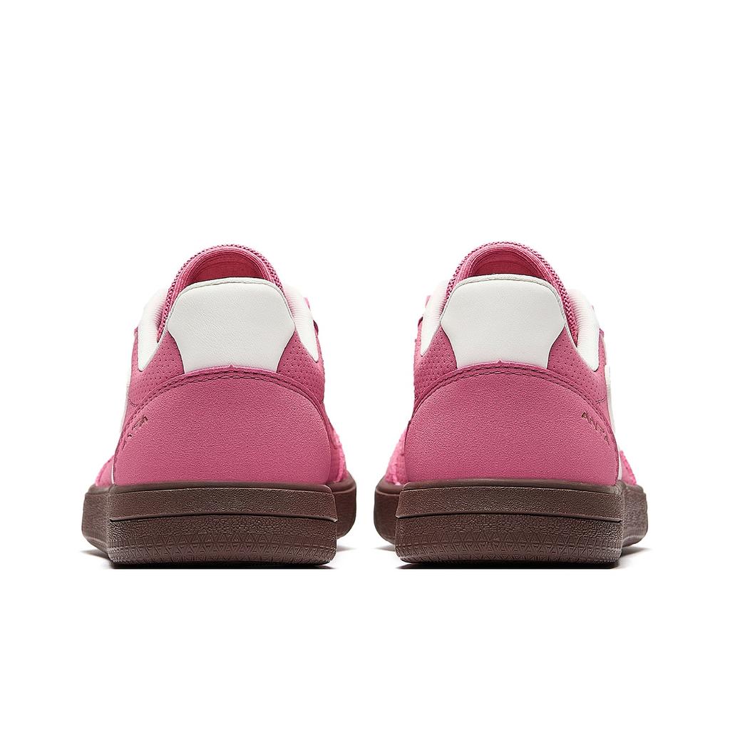 Anta Танцевальные Модные Универсальные Износостойкие Нескользящие Повседневные Кроссовки Женские Лотосово-Розовые Бумажно-Белые 922618009-6