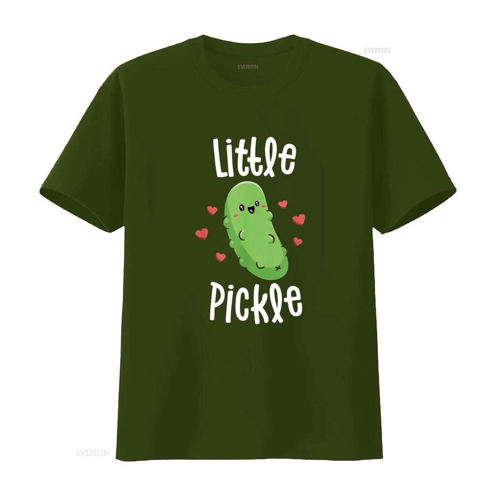 Little Pickle Funny T Shirt For Girls Vegan Women s Fashion Top with Unique Print vintage Washed Unisex streetwear Breathable