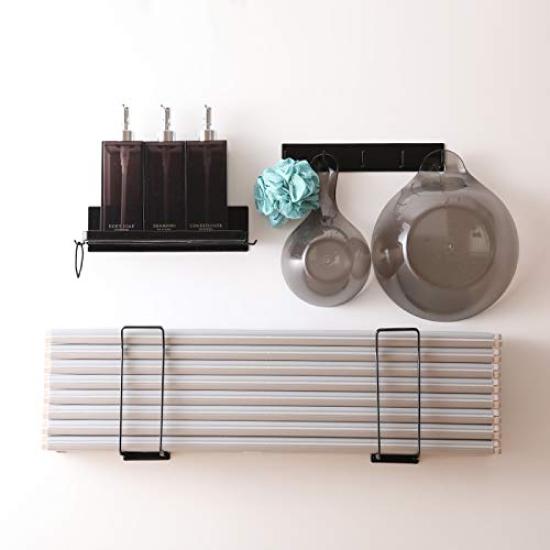 Yamazaki Магнитный держатель для крышки ванны Jitsugyo Tower Белый (Складной 9942)