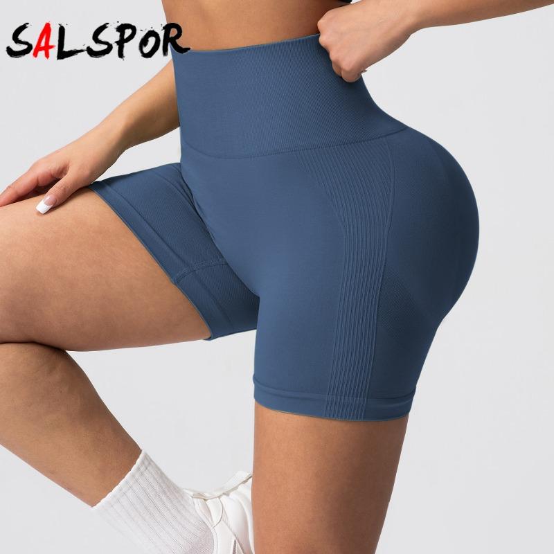 Summer Women's Fitness Yoga Shorts High Waist Sports Gym Shorts Push Up Casual Shorts