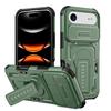 Sliding Camera‑Shield Invisible‑Holder Phone Case PC‑Hybrid‑TPU Anti‑Drop Protective Shell With Slide Lens Cover For iPhone