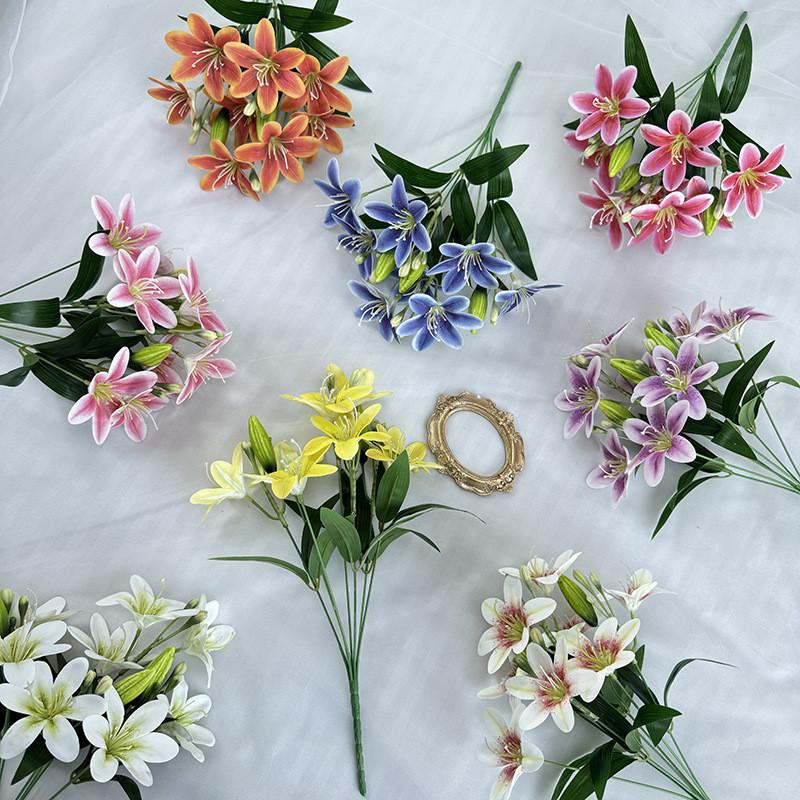 Lily Blossom Lifelike Arrangements For Wedding Venue Decor And Photography Props