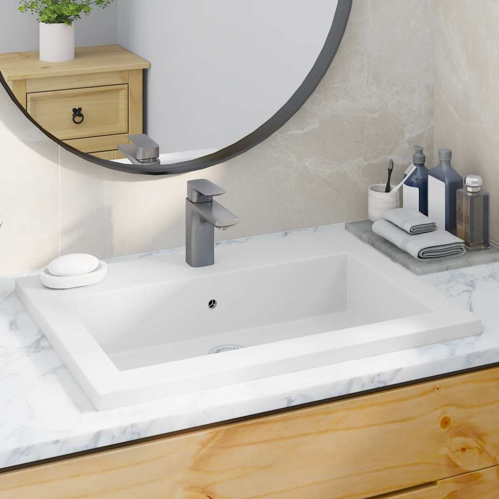Granite Basin 600 * 450 * 120 mm White