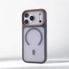 Роскошный Матовый Полупрозрачный Чехол Для Magsafe Для iPhone 17 16 Pro Max 15 14 Plus 13 12 11 Магнитный Беспроводная Зарядка Ударопрочный Чехол
