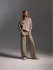 European & American Autumn/Winter Knit Polo Set: Sweater Pullover + Wide-Leg Pants