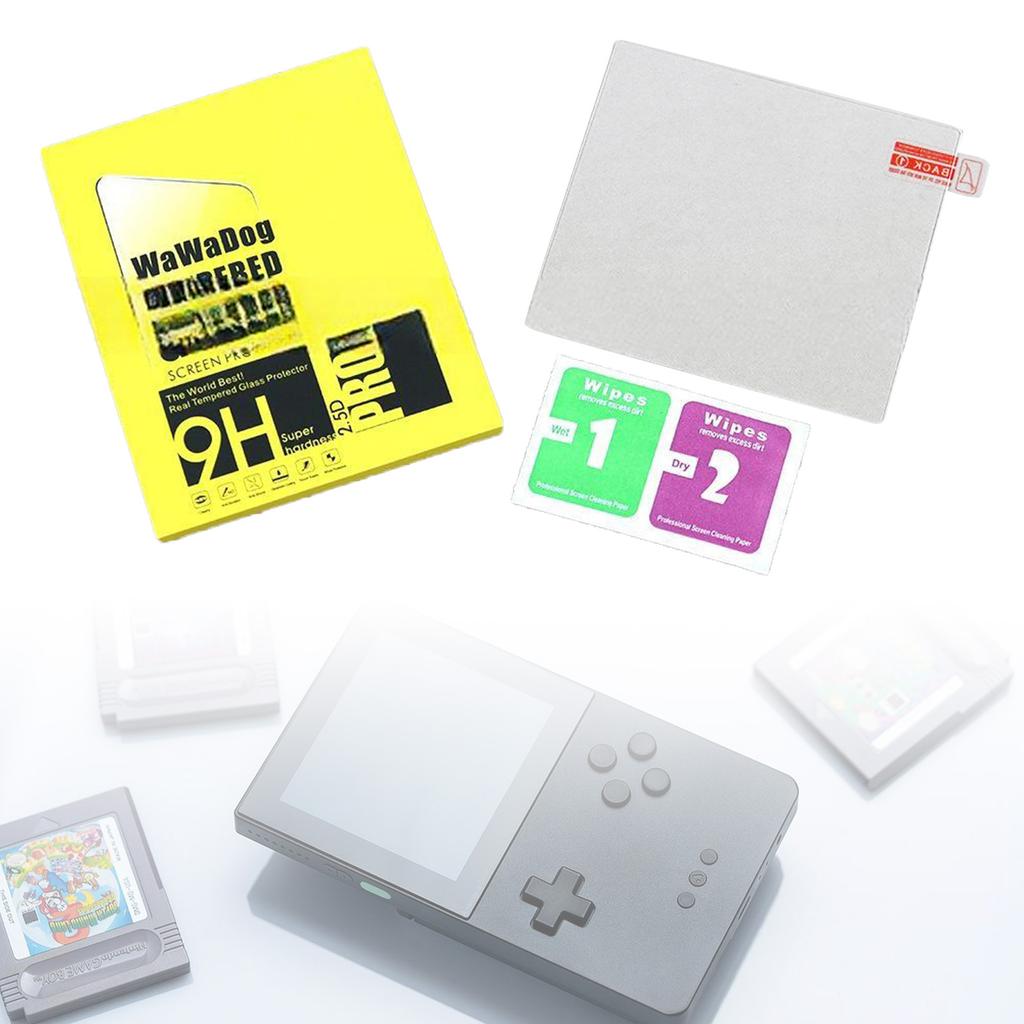 Защитная пленка для экрана аналоговой карманной игровой консоли 3,5 дюйма, простая в установке закаленная стеклянная пленка