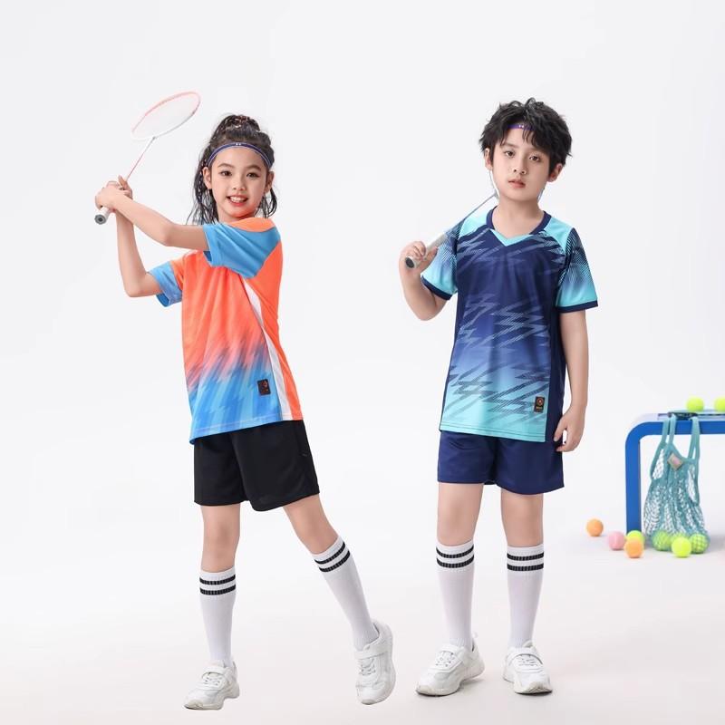 Unisex Youth Adult Sports Training Set Quick Dry Breathable Milk Silk Jersey Badminton Football Volleyball