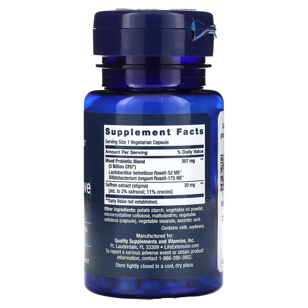 Life Extension, FLORASSIST Mood Improve, 30 растительных капсул