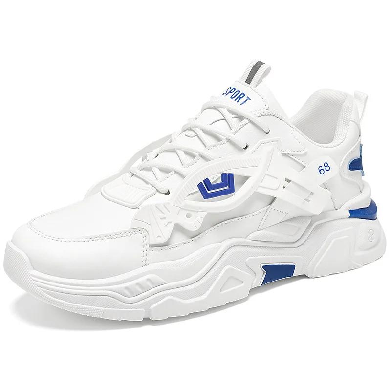 Мужские кроссовки, летняя новая повседневная спортивная обувь, модные белые туфли на платформе для мужчин, мужские кроссовки для бега на открытом воздухе Zapatillas De Deporte