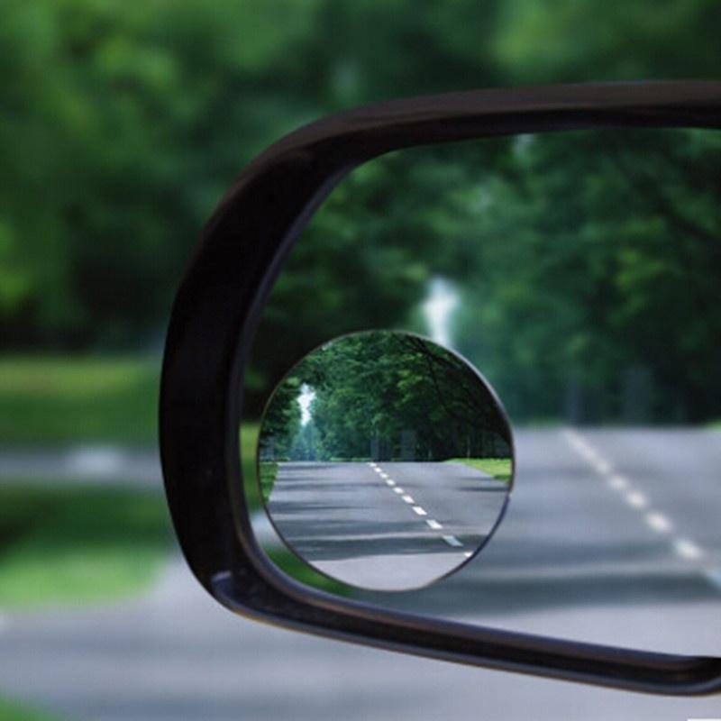 2 шт., автомобильное зеркало, маленькое круглое зеркало, слепые зоны, широкоугольное зеркало заднего вида на 360 градусов, обратный Aux
