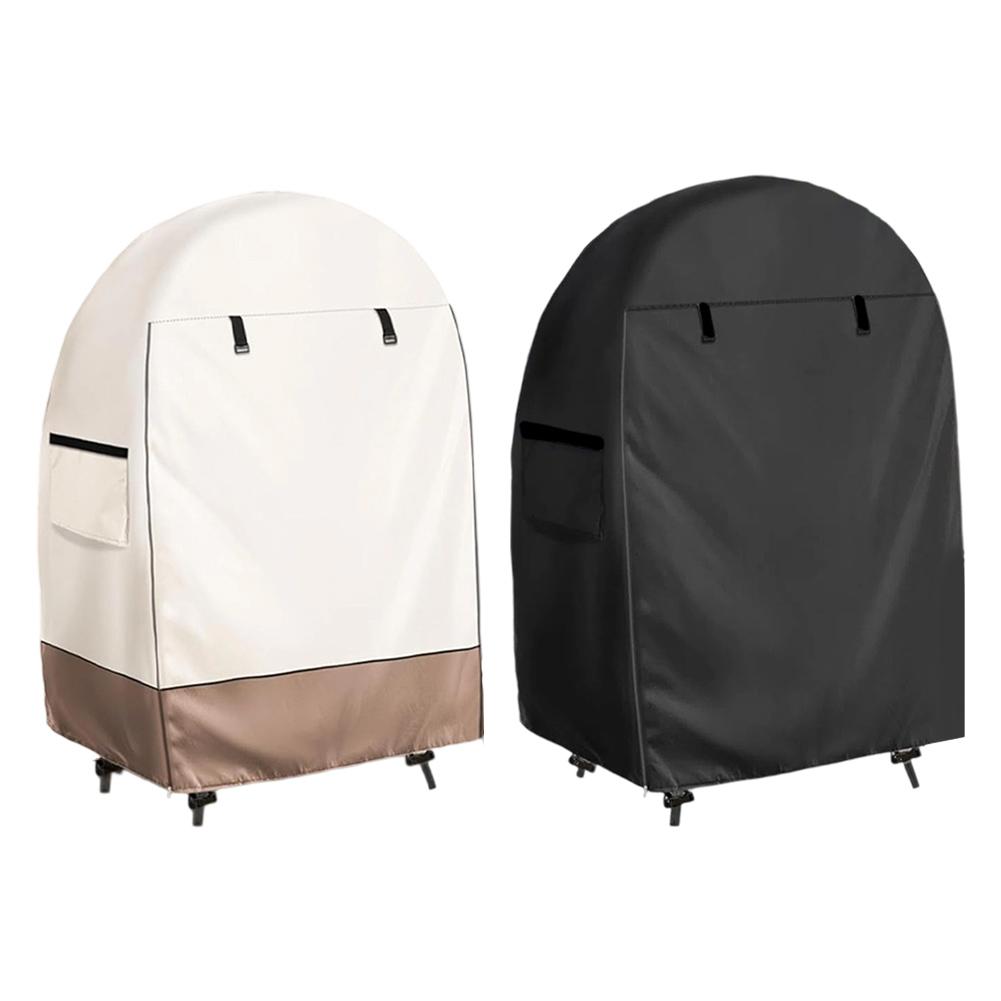 Outdoor Waterproof Egg Chair Cover with Breathable Air Vents and Secure Buckle Straps for Wicker Patio Basket Chairs