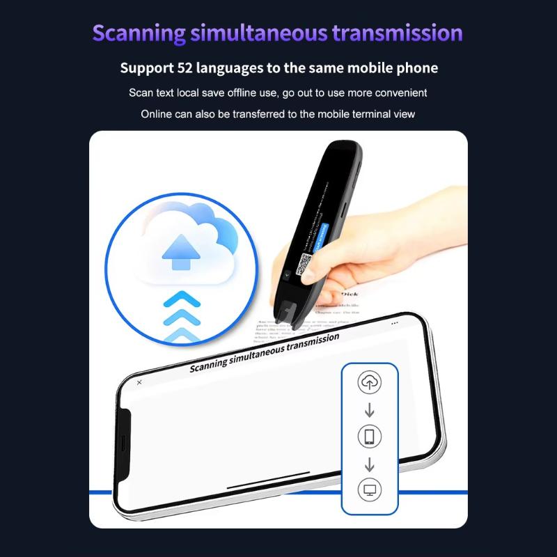 Scan Translation Pen 142 Languages Dyslexia Aid Text To Speech Scanner Pen 10Offline Languages for Students Learners Portable International Dictionary