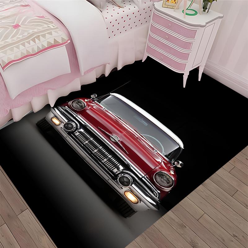Pontiac Printed Carpet, Rug for Office Chair Living Room Bedroom Kitchen Room Decor Gifts.
