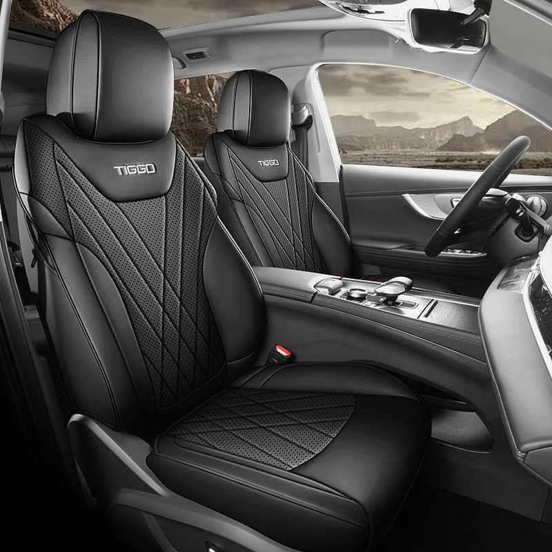All-Season Tiggo 8 Plus Seat Covers: Full Wrap-Around Design, Universal Fit, Dedicated Car Seat Cushions