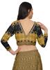 Moomaya Two Piece Long Skirt And Crop Top Printed Indian Ethnic Set For