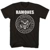 Мужская футболка Ramones Seal Logo Рок-н-ролл Музыка Классическая футболка группы Новая Черная Унисекс Футболка