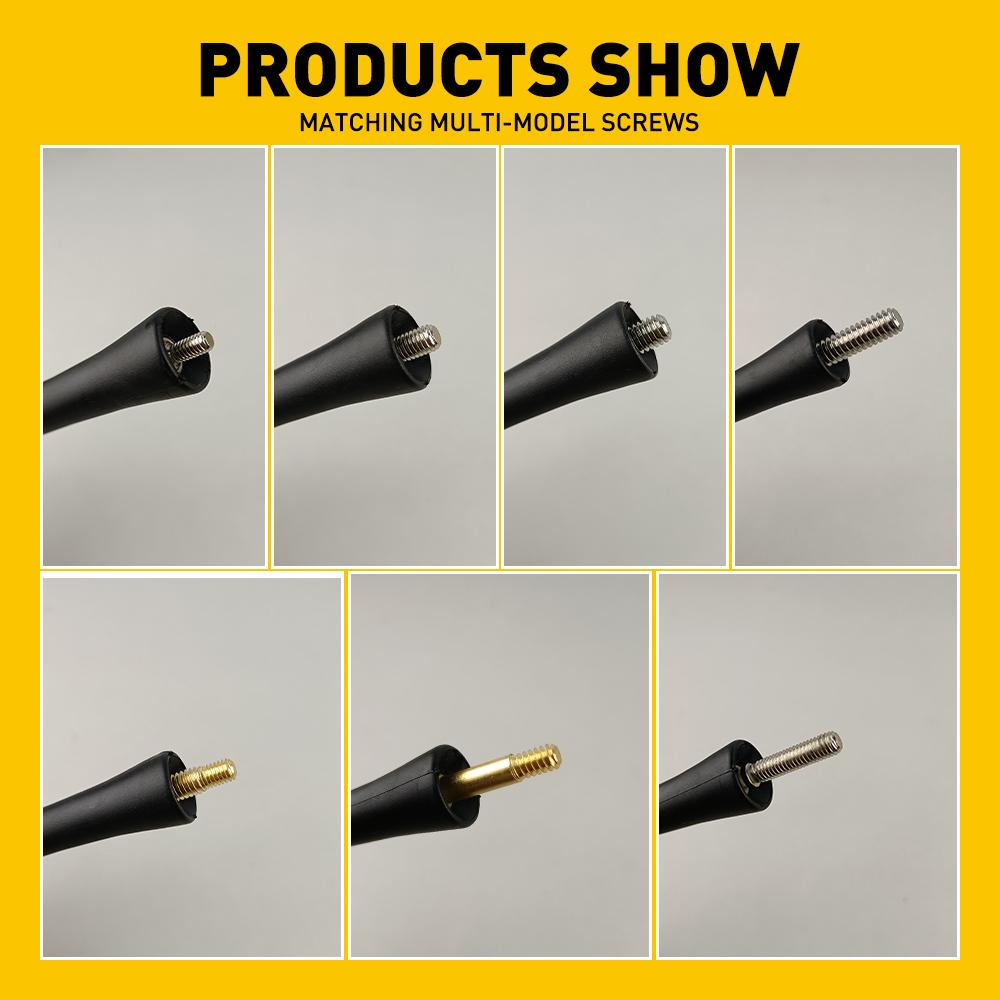 Universal 9inch Antenna Car Replacement Anti Noise Beesting Aerial FM Radio Antenna with Screws For Mazda 3 Opel BMW Seat Suzuki