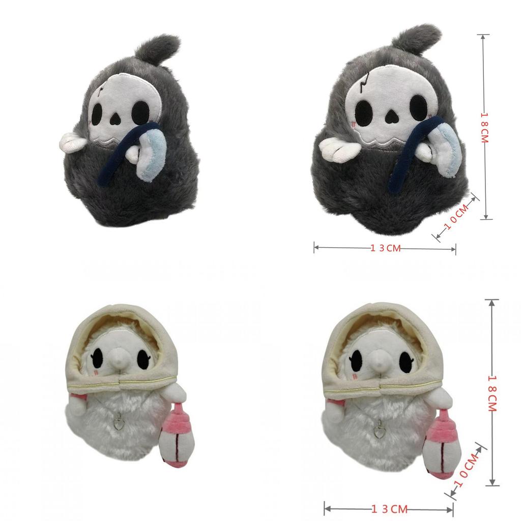 Светящаяся плюшевая игрушка в виде пары Чумного доктора и медсестры, милый и уникальный подарок