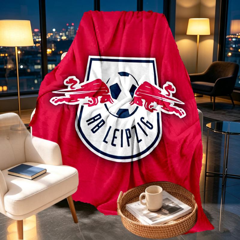 RB Leipzig Print Blanket - Soft & Comfortable, for Bedroom, Travel, Sofa, Home Decoration - Birthday Christmas Gift for Friend