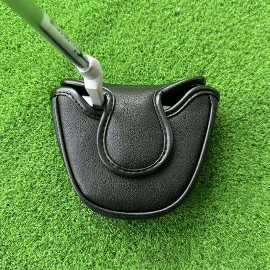 Чехол для гольф-паттера типа «молоток» с магнитной застежкой, из искусственной кожи, с рисунком черепа, для вудов, драйвера, фейрвея, гибрида