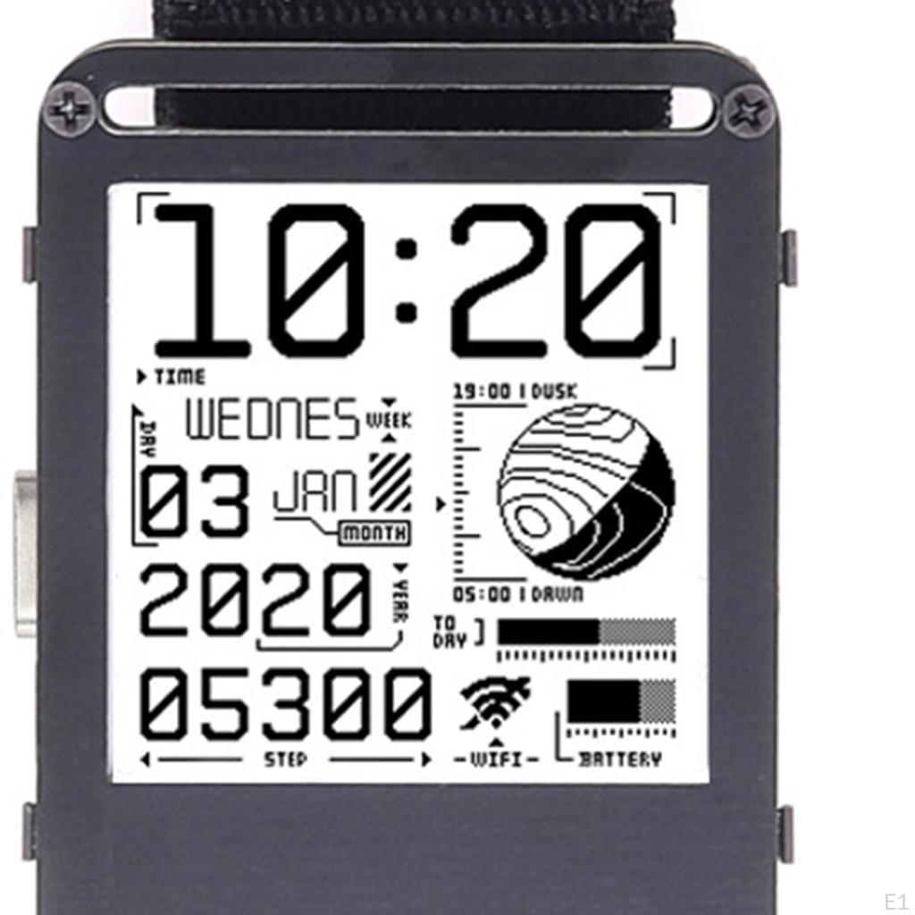 Программируемые часы, совместимые с часами 200 X пикселей, черные, интеллектуальный носимый браслет,