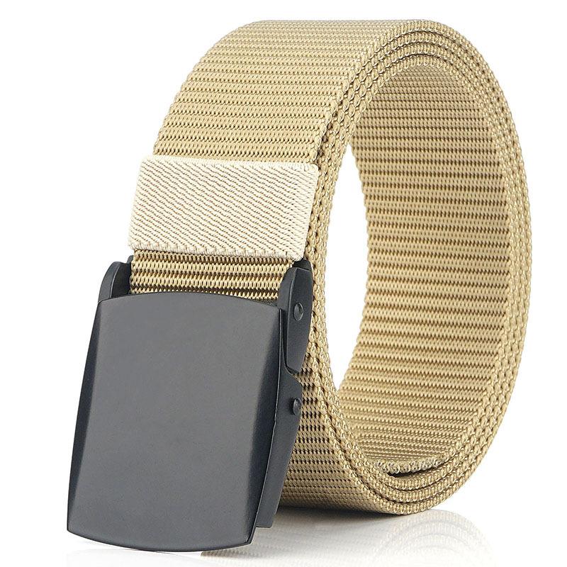 Холщовый ремень, нейлоновый ремень с автоматической пряжкой, быстросохнущий мужской ремень для уличной тактики