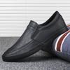 Fashion Leather Men Shoes Slip On Casual 2024 New Italian Soft Men Loafers Handmade Moccasins Breathable Men Boat Shoes Zapatos Hombre