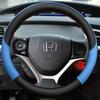 Car Steering Wheel Cover Anti-slip Braid Artificial Leather For Honda Civic Civic 9 2012 2013 2014 2015 Car AccessoriesYJ4 