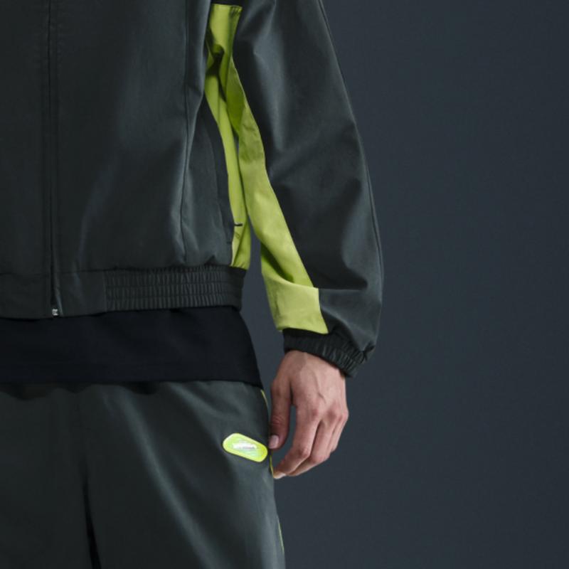 Nike X Patta Коллаборация Спортивная Куртка с Воротником-стойкой на Молнии Уличная Мода Мужская Куртка HJ0713-010