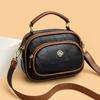 Fashionable and Multifunctional Women's Crossbody Bag Leisure Retro PU Leather Small Shoulder Bag Female Luxurious Brand Handbag