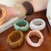 Iridescent Acrylic Semicircle Elastic Bracelet - Fresh & Sweet High-End Women's Jewelry 2025.