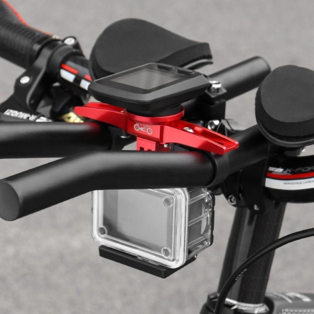 Aluminum Zinc Zinc Alloy TT Handlebar Computer Mount 22.2/25.4mm Bicycle Sports Camera Base Sports