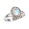 Natural Rainbow Moonstone Gemstone Handmade 925 Sterling Silver Ring Size 7 U4e35